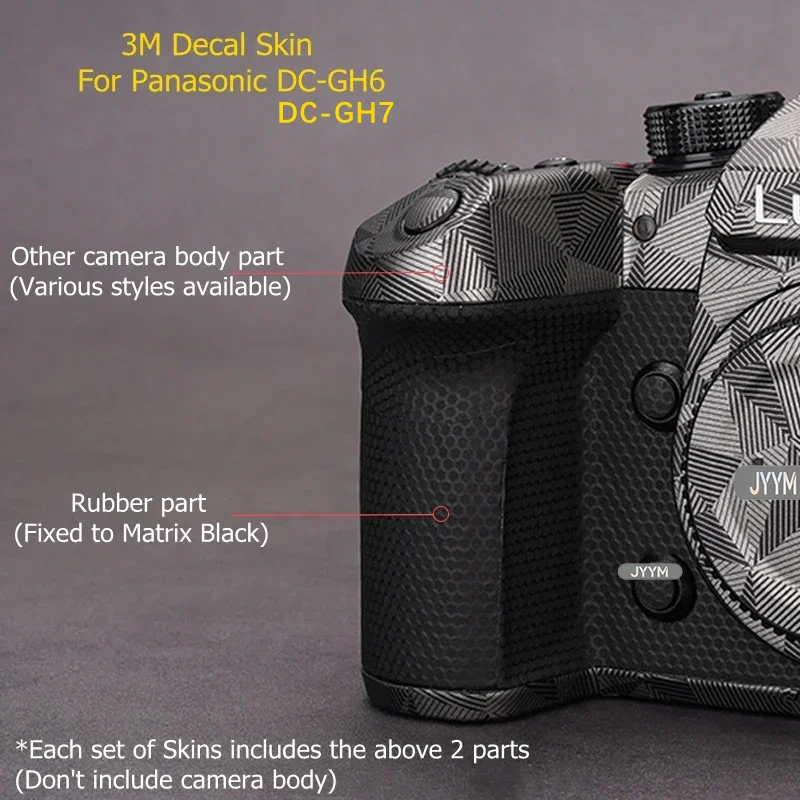 Customized Sticker For Panasonic Lumix GH6 GH7 Decal Skin Camera Lens Vinyl Wrap Film Anti-Scratch Protector Coat DC-GH6 DC-GH7