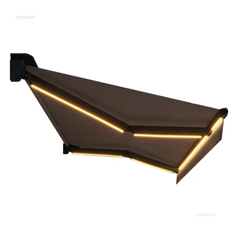 Gazebos Aluminum Alloy Eaves Courtyard Villa Sunshade Tents Pergola Outdoor Balcony Rainproof Awning Tent