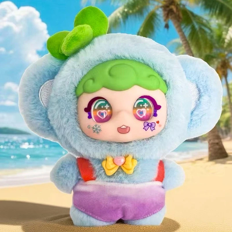 

Новая плюшевая слепая коробка Xivo Sweet Summer Series, милая забавная кукла с героями мультфильмов для девочек, загадочная подарочная коробка, украшение для рабочего стола, распаковка, сюрприз