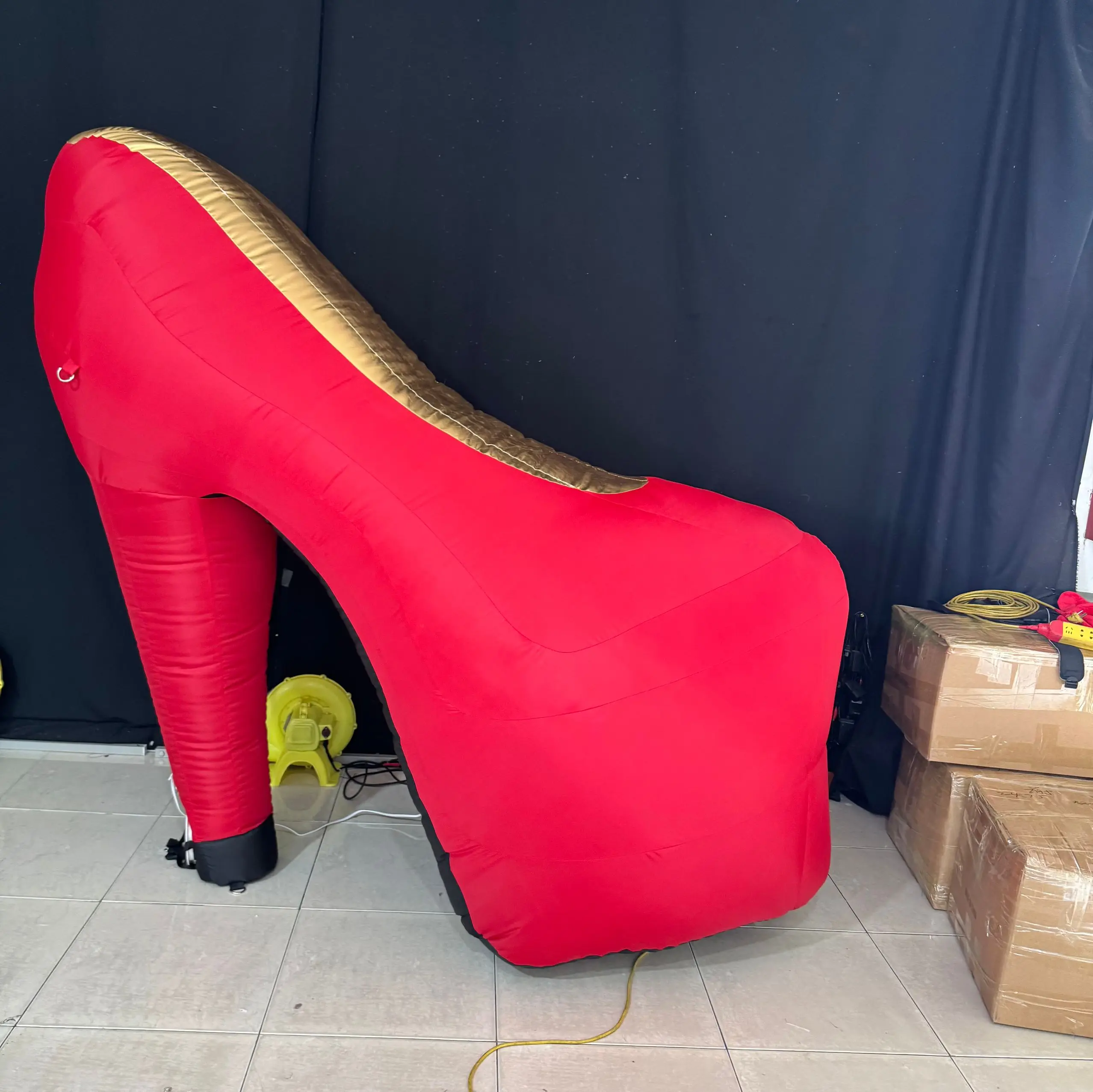 

Sexy Lady Shoe air Model, Inflatable Red High Heel Shoe Red Lifelike Inflatable High Heel,wedding Party Stage Music Festival