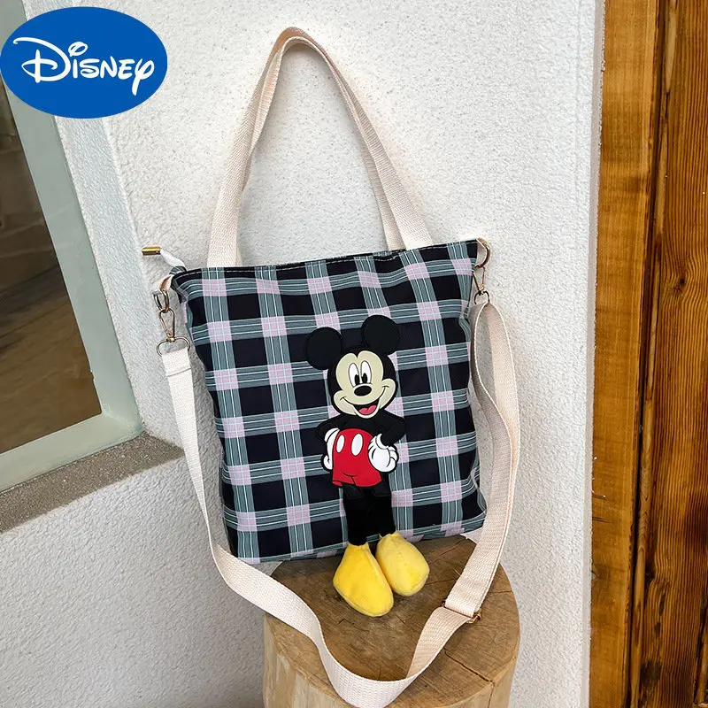 

MINISO 2023 New Cute Mickey Shoulder Bag Boys and Girls Messenger Bag Korean Version Children's Leisure Handbag Tutorial Bag