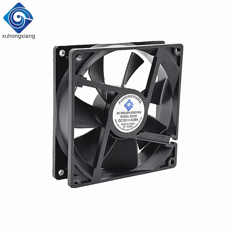9225 Oily Plastic DC Cooling Fan for Electric Welding Machine Clothes Dryer Heater Humidifier with Large Air Volume