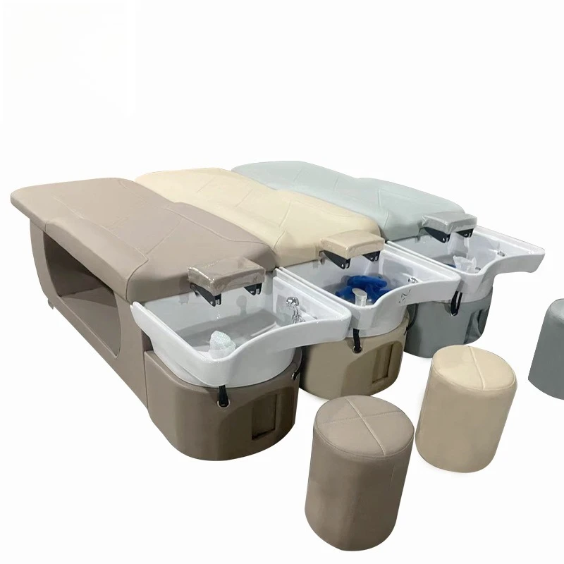 

Thai Shampoo Bed Ceramic Basin Constant Temperature Water Circulation Fumigation Sleeve Treatment Bed