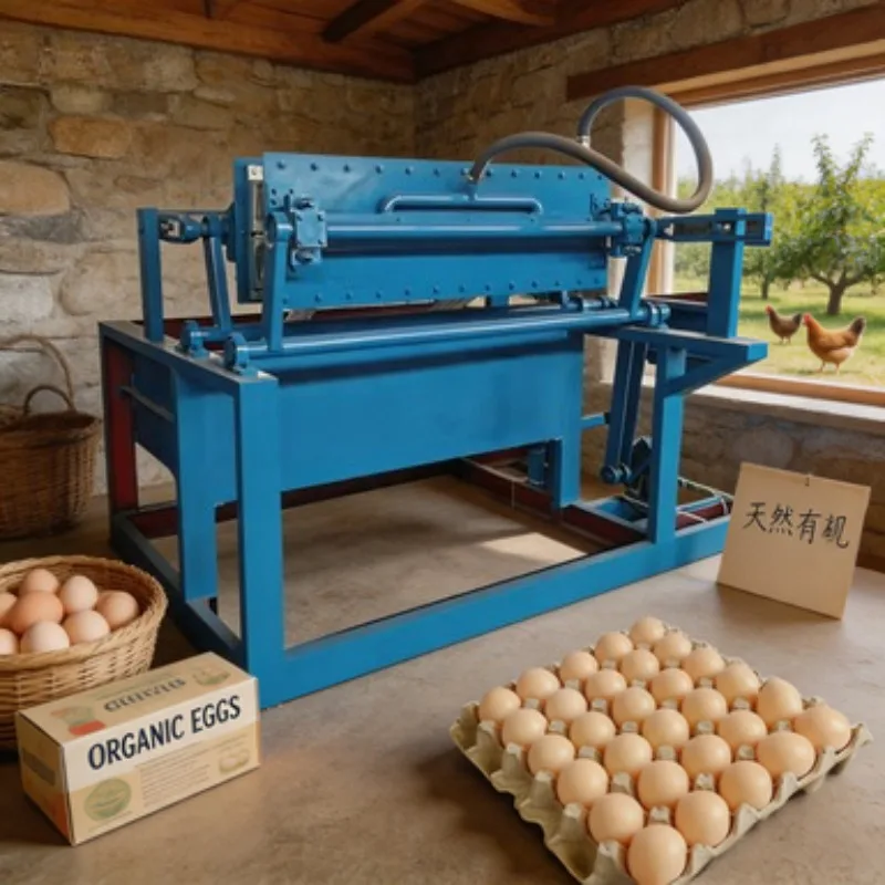 Recycled Material Egg Tray Machine Pulp Forming Equipment Waste Paper Recycling System 2000pcs/h for Business Startup