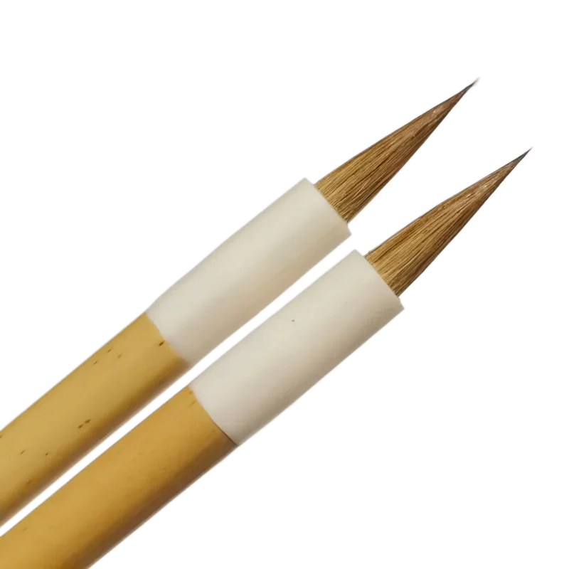 Weasel Hair Brush Pen Chinese Meticulous Painting Line Drawing Brushes Small Regular Script Copy Scriptures Calligraphy Brushes