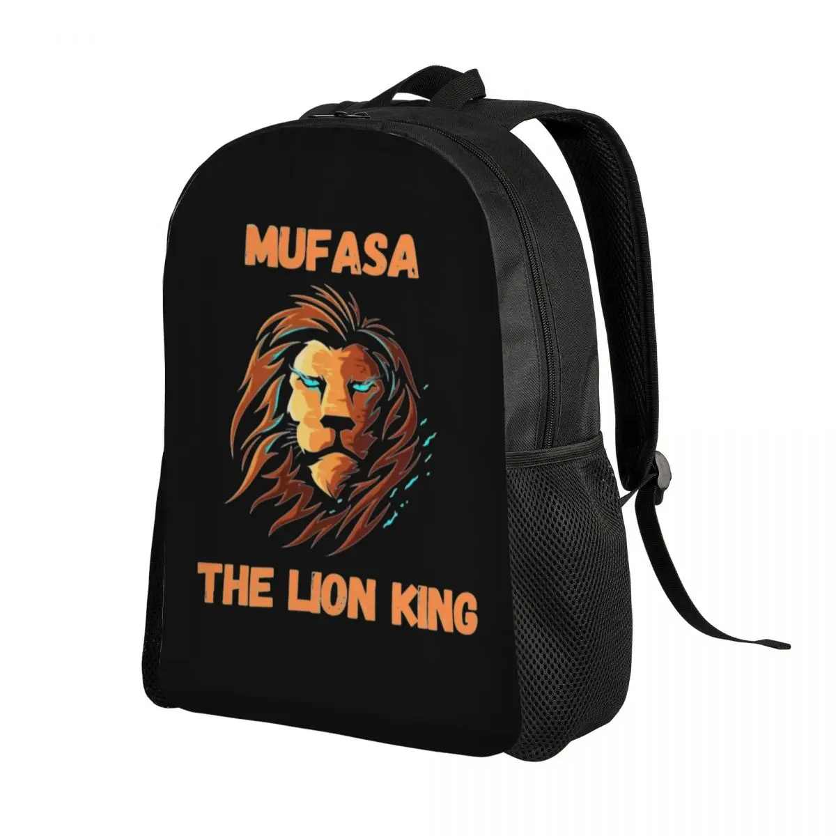 Custom The Lion King Mufasa Laptop Backpack Women Men Basic Bookbag for School College Student Hakuna Matata Movie Cartoon Bag