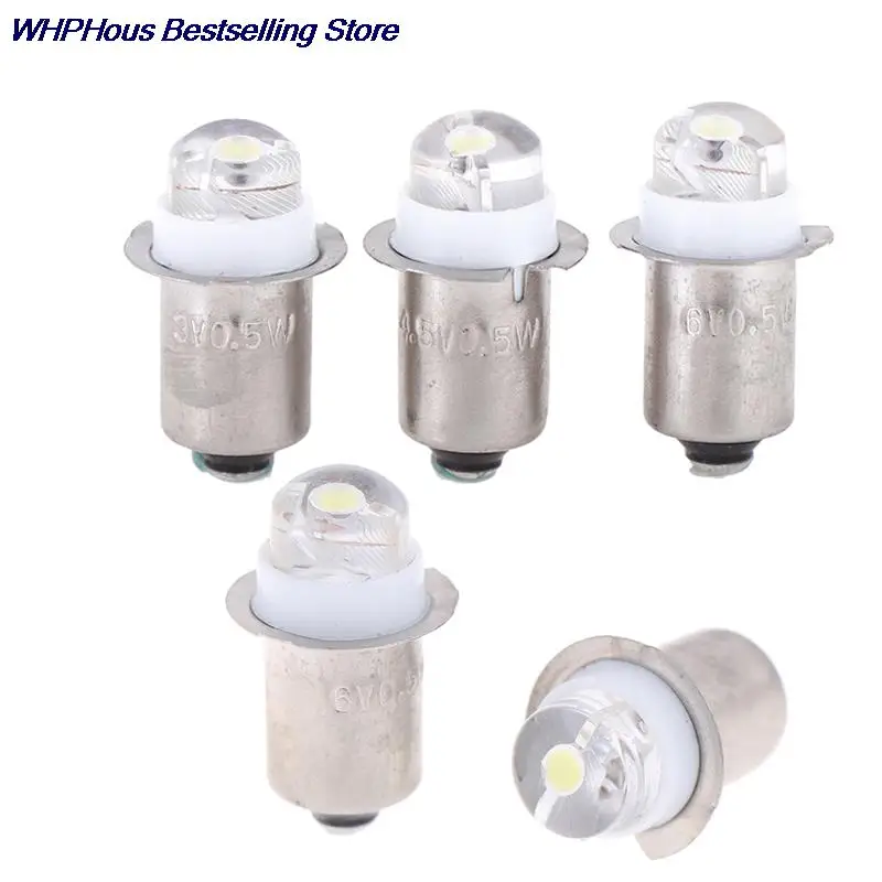 3V 4.5V 6V LED Light Bulb P13.5S 0.5W Work Light Flashlight Torch Light Replacement Led Bulb Work Light Lamp