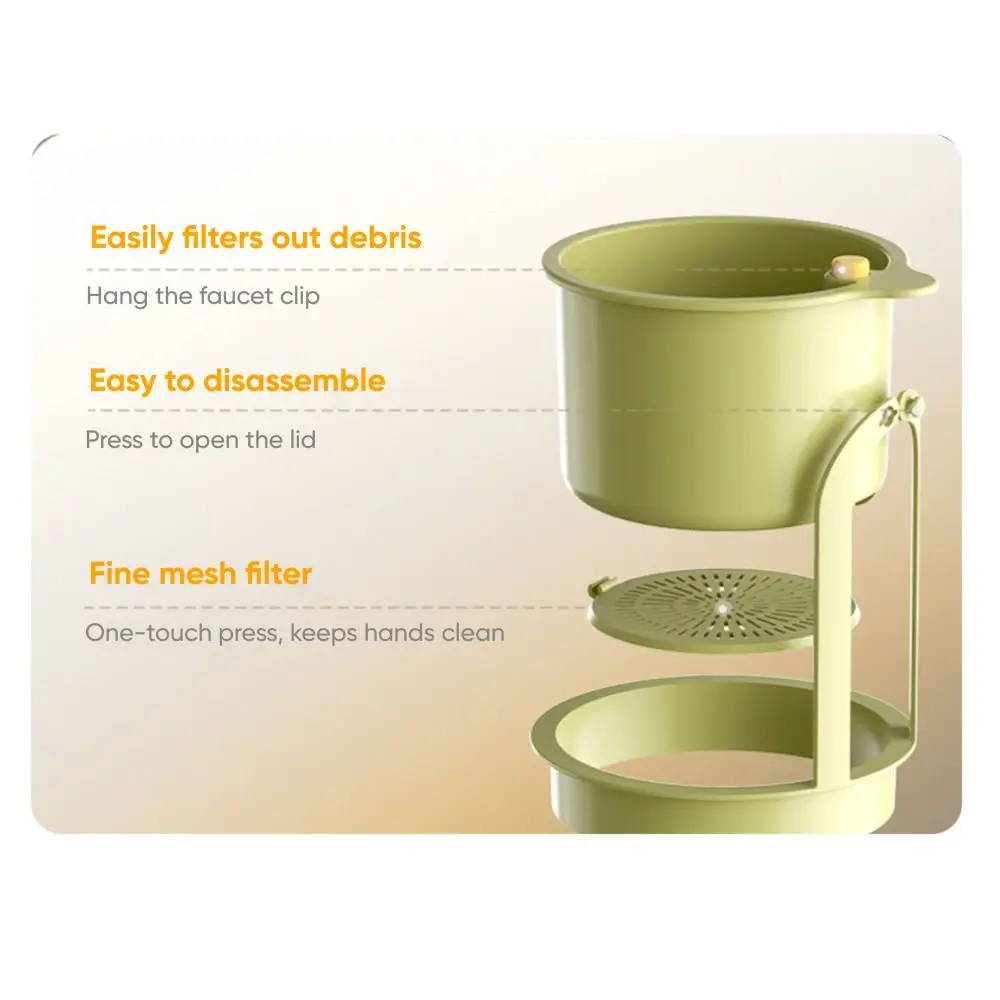 

New Push-type Kitchen Sink Filter Basket Separate Versatile Filter Basket Anti-leakage Sink Storage Rack