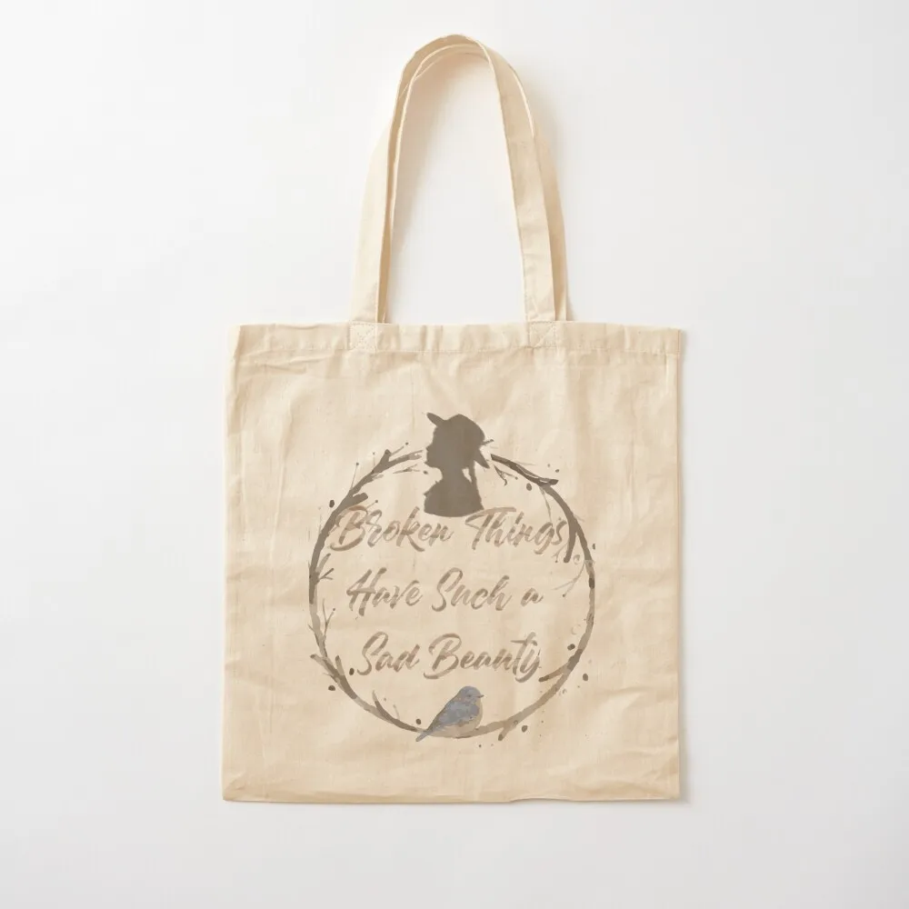 

сломанные вещи, такие Sad Beauty Tote Bag, сумки для покупок, складная холщовая сумка для покупок, холщовая большая сумка