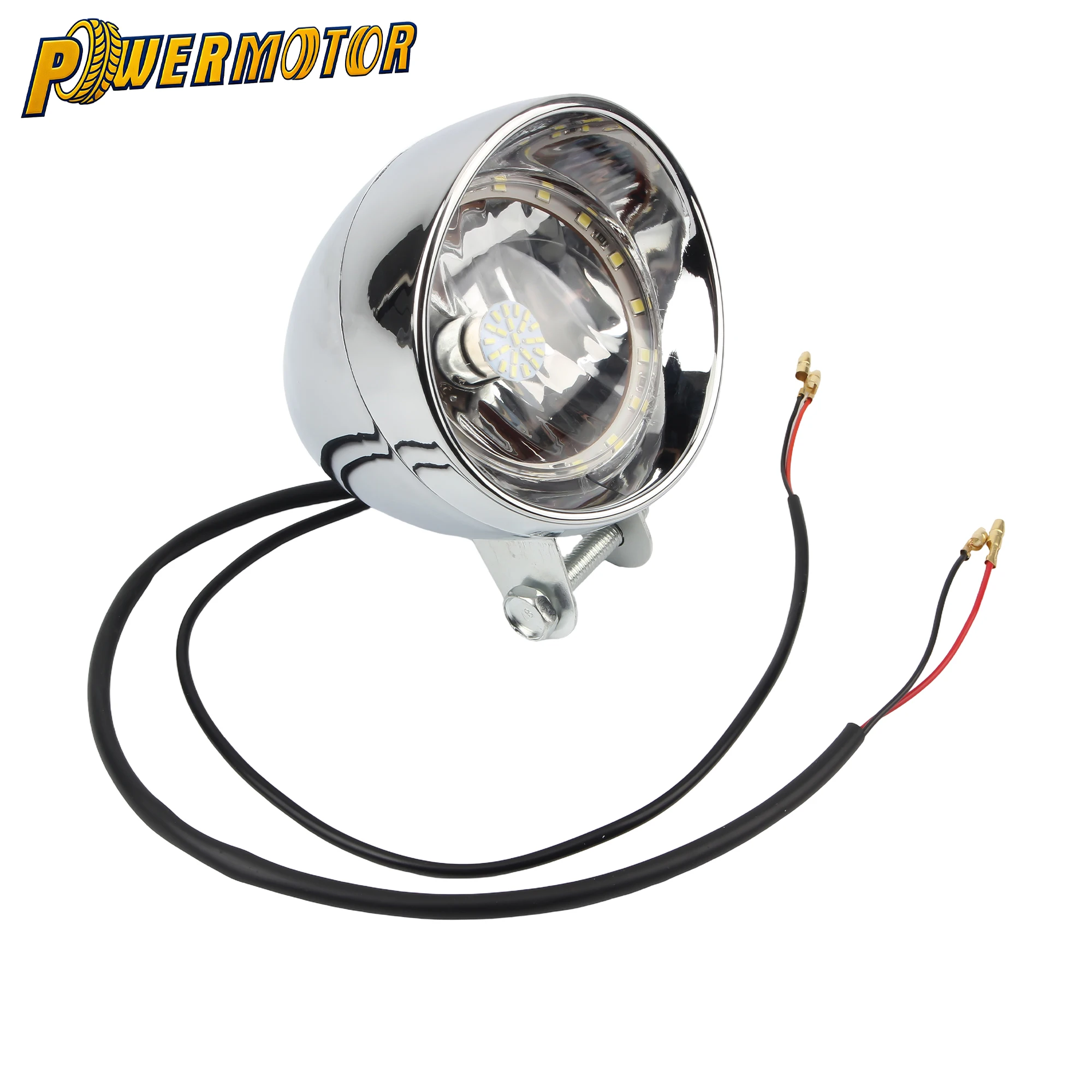 

Universal Motorcycle 12V LED Fog Lights Auxiliary Headlight Spotlight For Honda Yamaha Kawasaki Cafe Racer Cruiser Modified