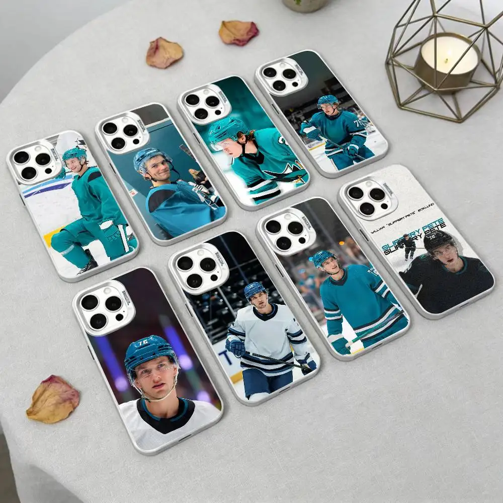 

William Eklund Phone Case For iPhone17, 16,15,14,13,12 Pro Max white Candy Matte Shockproof Cover