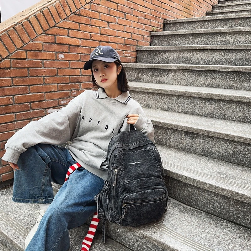 

Повседневная женская новая дорожная сумка, джинсовая сумка на плечо, рюкзак, сумка ita, сумка рюкзак женский, сумки mochila для женщин, bolsa feminina