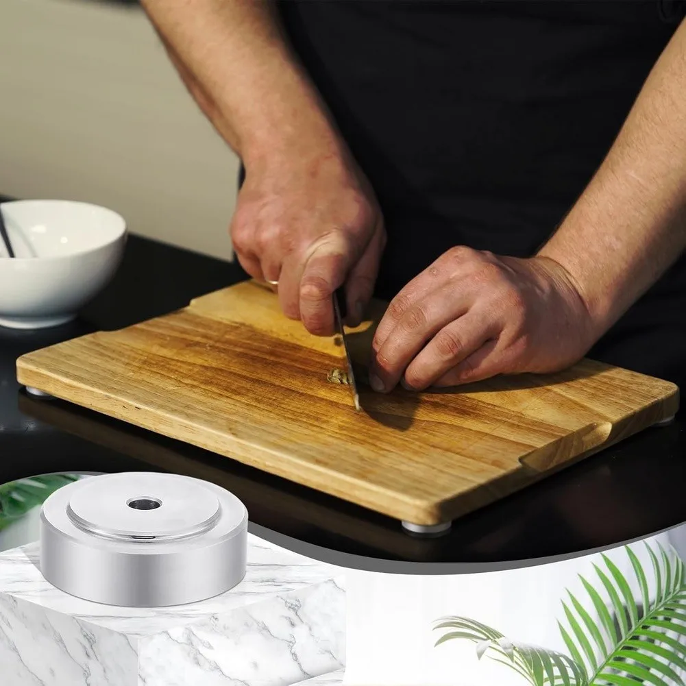 Set Of 4 Chopping Board Feet With Non-slip Pads Rubber Feet And Screws Chopping Board Feet With Screws Hardware