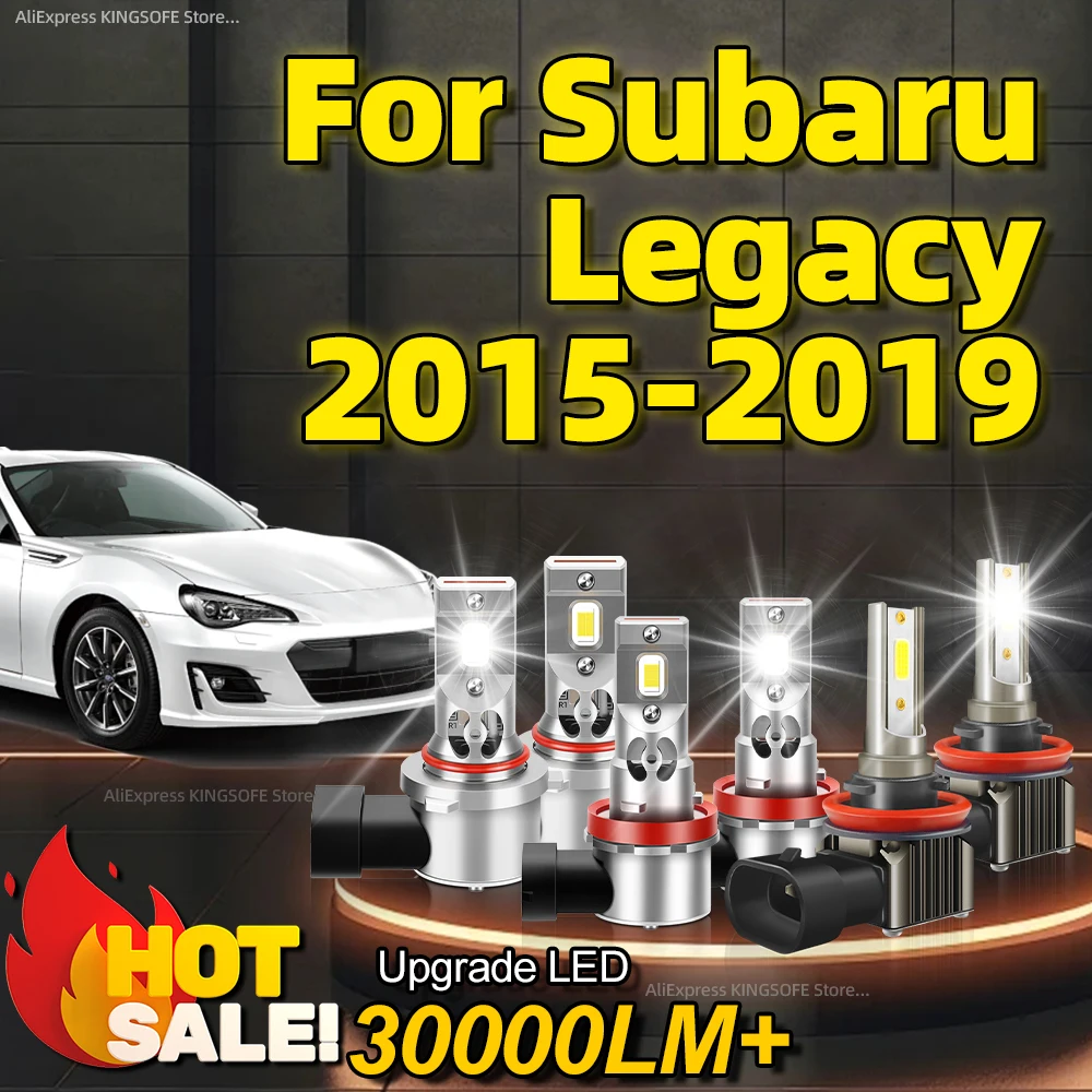 

2/6Pcs LED Headlight HB3 H11 Car Light Canbus 200W Wireless 6000K Fog Lamp For Subaru Legacy 2015 2016 2017 2018 2019