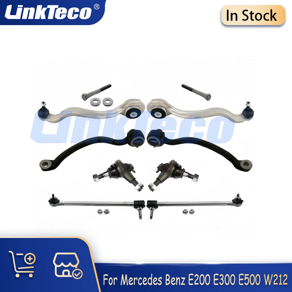 10 PCS Front Suspension Strut Ball Joint Link Fit 2.0 L For Mercedes Benz E-Class E200 E250 E300 E350 E500 S212 W212 09-16 2.0L