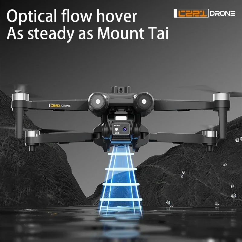 Dron de visión nocturna con cabeza OA, cámara profesional HD 8K ESC Triple cardán, flujo óptico, sin escobillas, juguete, FPV, UAV, CZ21