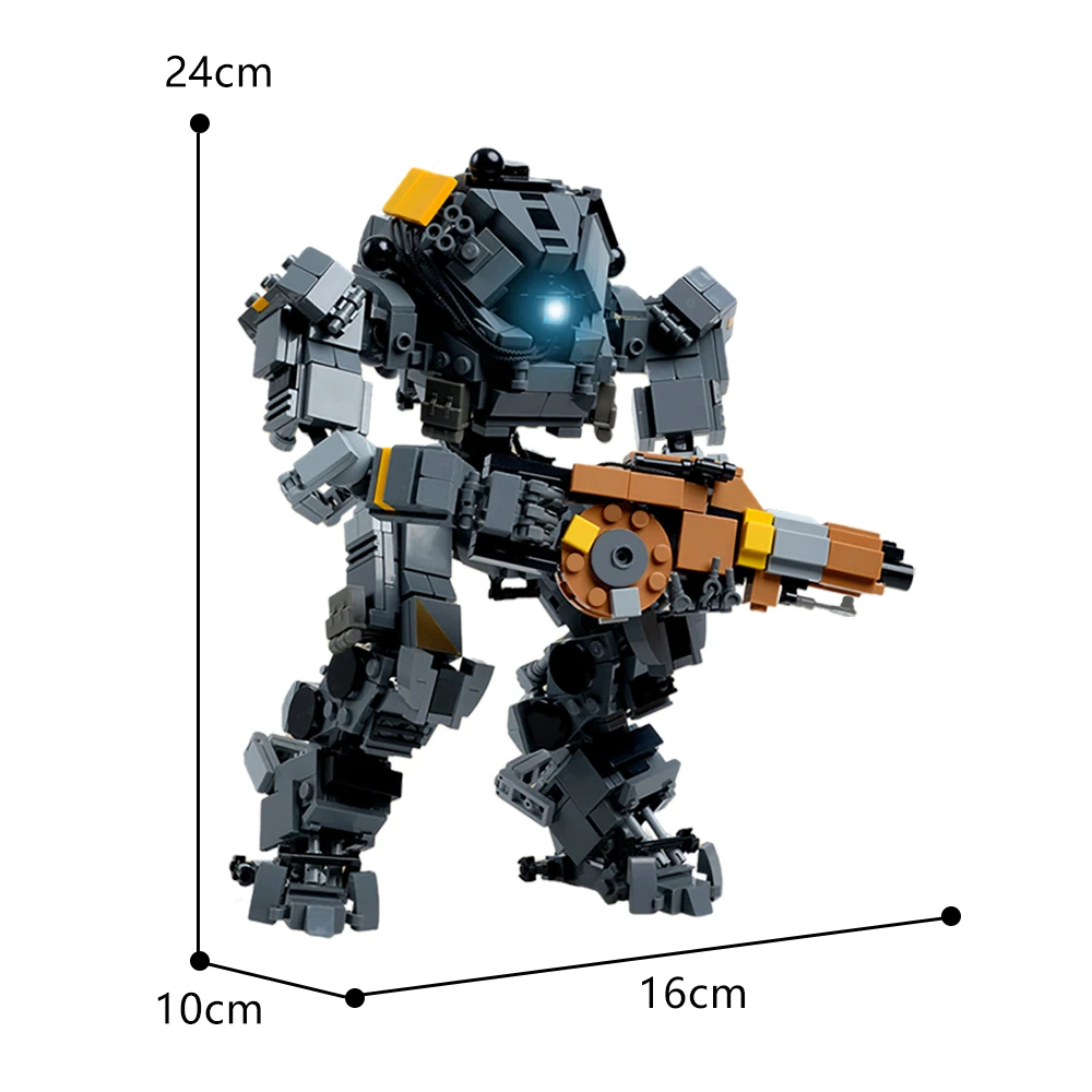 BuildMoc Titanfalls 2 Ion-class Titan Reaper Titan BT-7274 Building Block  Model Set Mecha Robot Northstar Figure Brick Kid Toy - AliExpress, image size:1000x1000