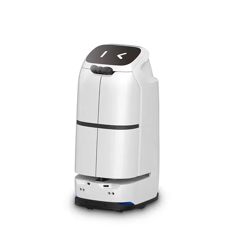 Customized Route Delivery Robot Fully Automatic Remote Control Intelligent Service Robot for Office Hotel Restaurant with CE