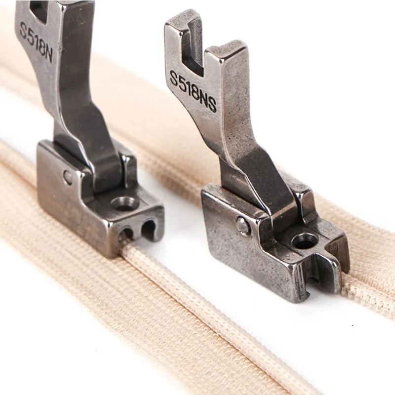 S518 S518N S518NS Invisible Zipper Presser Foot Industrial Sewing Machine Accessories Fit JUKI Brother Singer Industrial Flat view 2