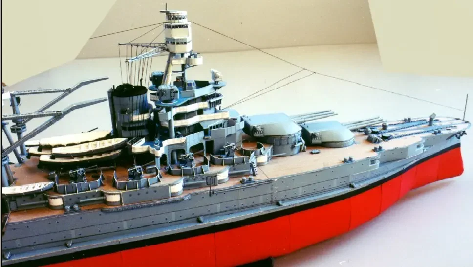 1/250 USS BB-39 Arizona Battleship 3D Paper Model