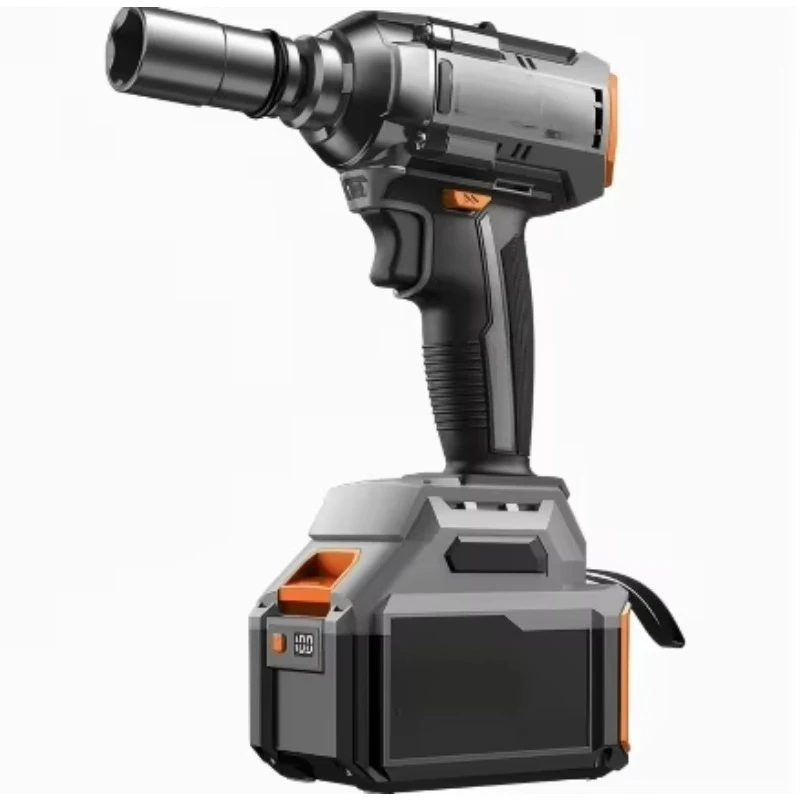 Brushless Lithium-ion Industrial-Grade High-Power 500W Impact Wrench 400 Nm 1/2 Drive