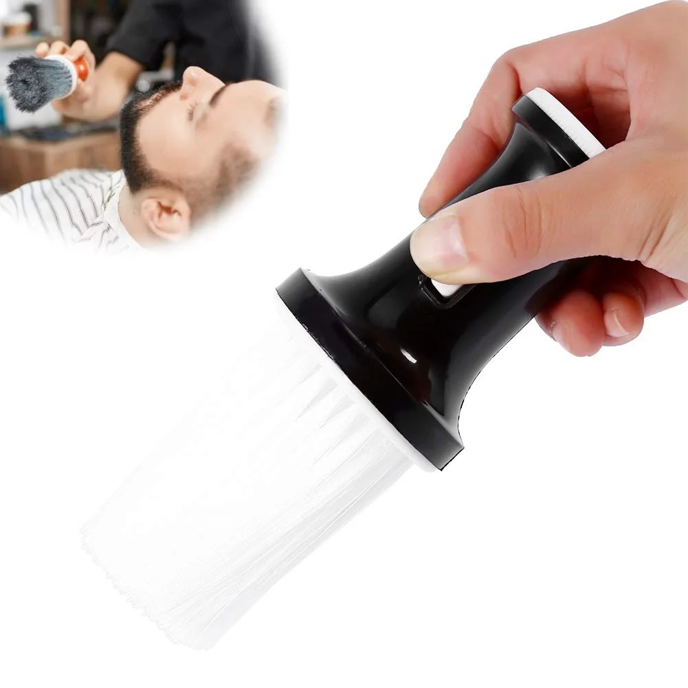 

Barber Shop Broken Hair Duster Brush Black Hairdressing Wipe Neck Hair Cleaning Duster Hair Cutting Shaving Brush Styling Tools