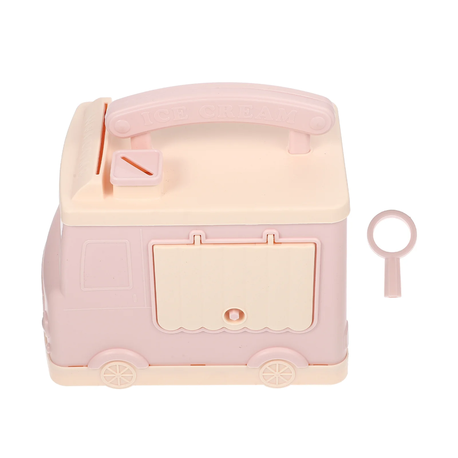 

Adorable Car Piggy Bank for Children Safe Unbreakable Money Jar Lovely Coin Saving Pot Cute Desktop Decorative Accessory