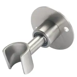 Stainless Steel Metal Shower Head Holder Wall-mounted Bathroom Universal Shower Head Fixing Base Mounting Bracket