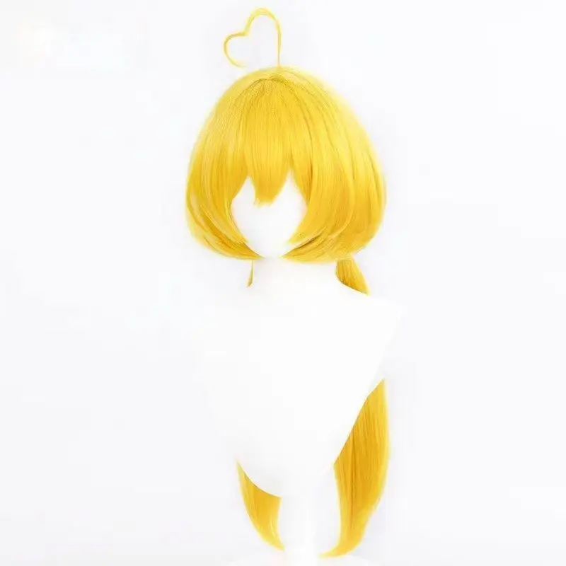 ‌ Perruques de sirène d'anime-cheveux de Cosplay Dolia du roi de gloire, couleur de marée dorée, Costume de fête d'Halloween, perruque imperméable