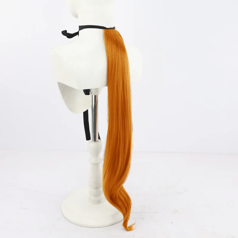 Juego Anime Uma Musume Pretty Derby Mayano Top Gun Cosplay peluca orejas cola Cosplay fiesta de Halloween Prop pelo sintético + gorro de peluca