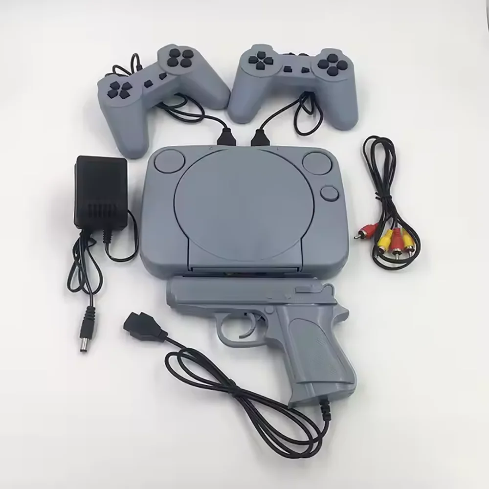 Para PS1 Classic Retro consola de juegos de TV de 8 bits tipo tarjeta consola de juegos nostálgica