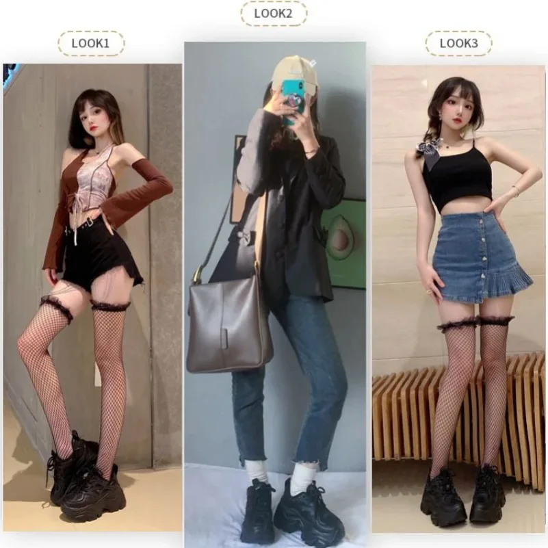 Koznoy 7cm oddychające buty na lato damskie modne trampki wiosna lato masywne trampki buty na platformie kozno dla kobiet na co dzień
