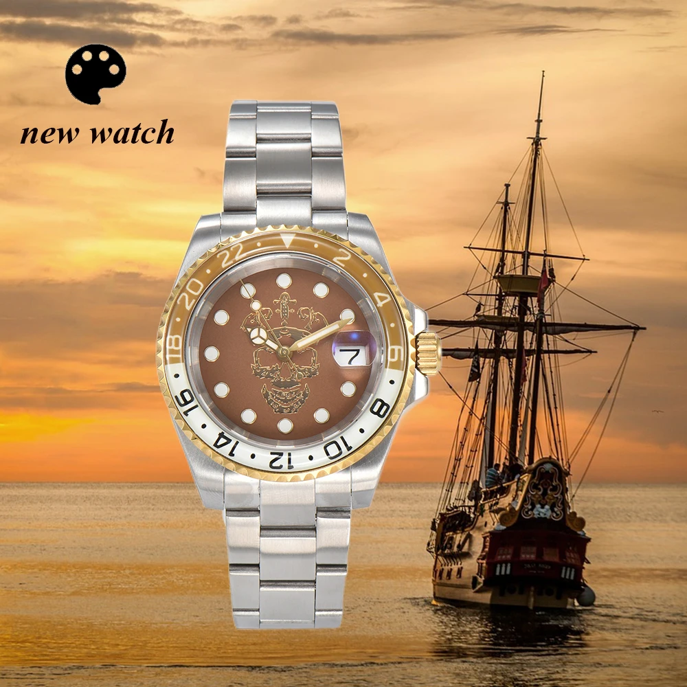 Man watch nh35 watches for men Automatic Mechanical Watch NH35A movement Stainless Steel Case Sapphire Glass Waterproof watch