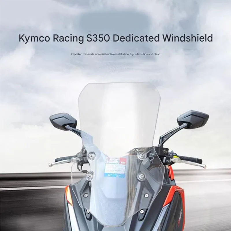 KYMCO S350 Modified Windshield DTX360 - Specialized for Widening and Thickening the Front Windshield Panel