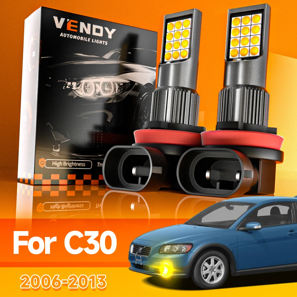 2 stücke Für Volvo C30 2006-2013 LED Nebel Licht 2007 2008 2009 2010 2011 2012 canbus Zubehör