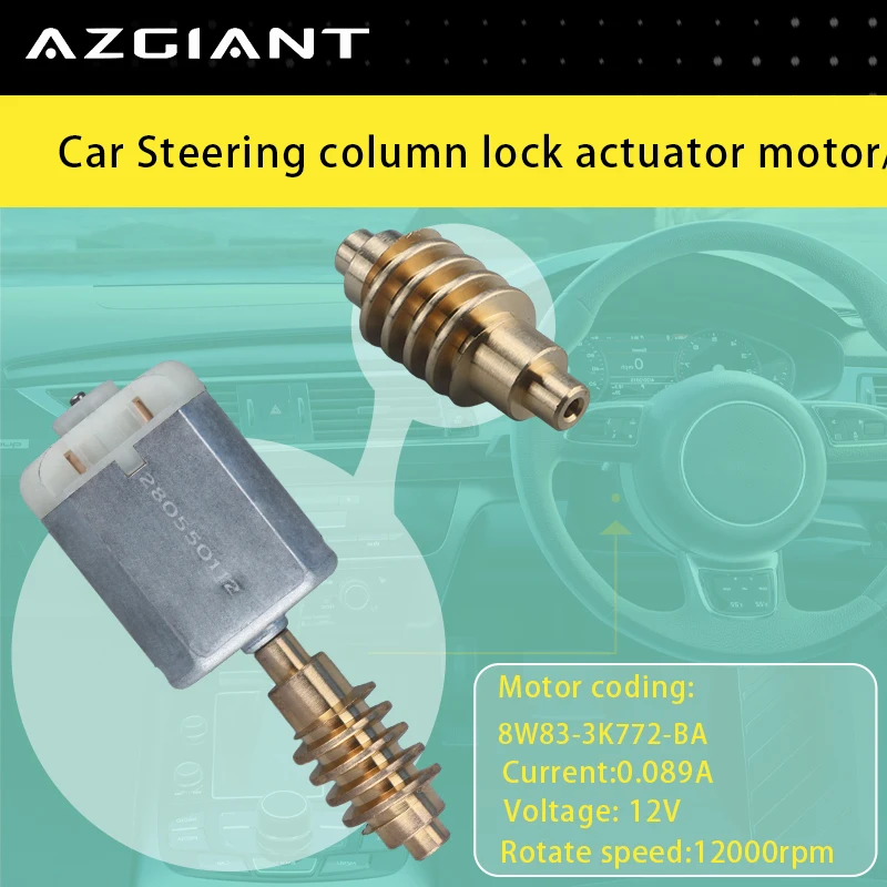 

FC-280SC-18180 Azgiant 12V High-strength Metal Housing Car Steering Lock Actuator Motor Brand New For Jaguar XKR:2W93-3C529-AK