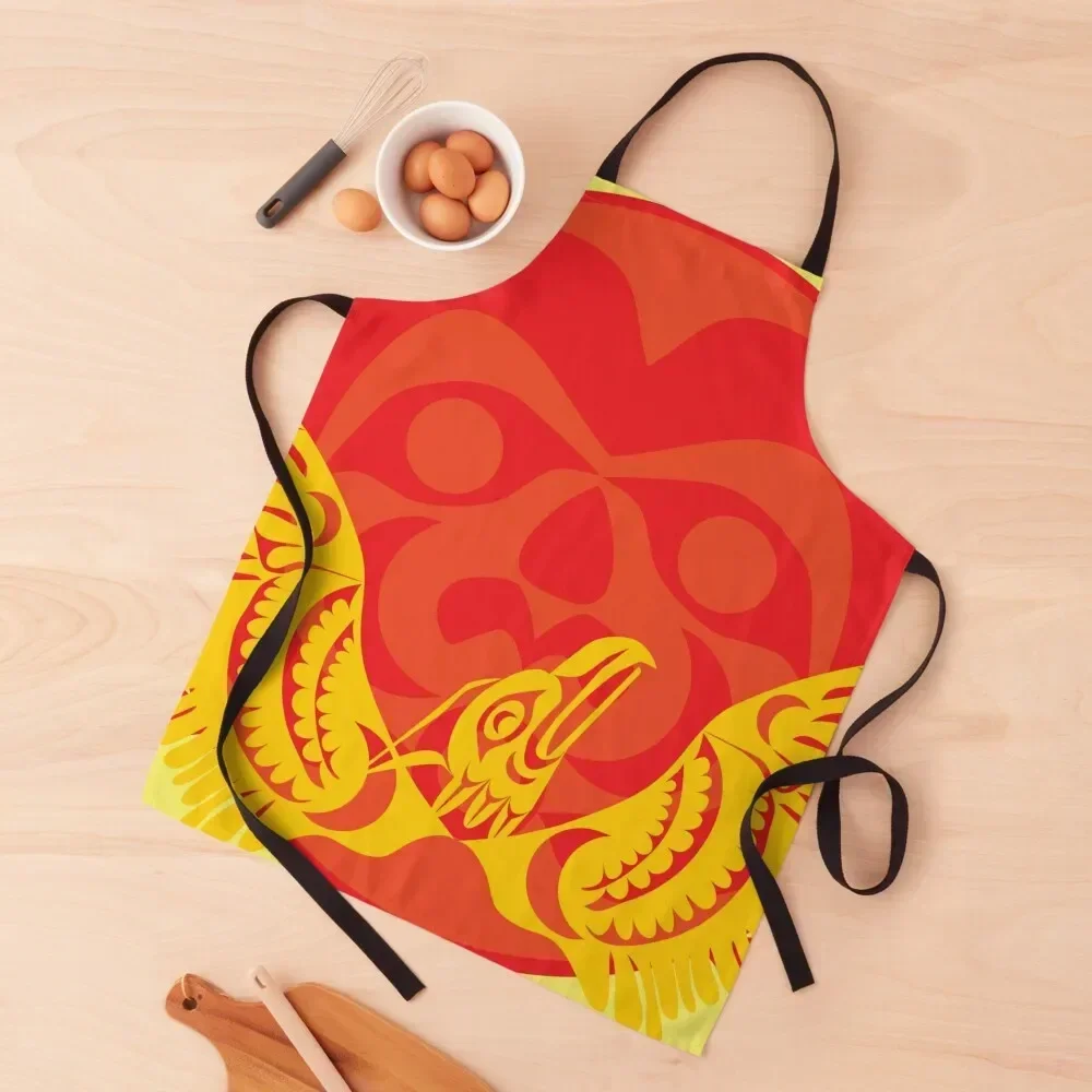 

Thunderbird Apron painting kitchen item Hairdressing Women's Kitchen Apron