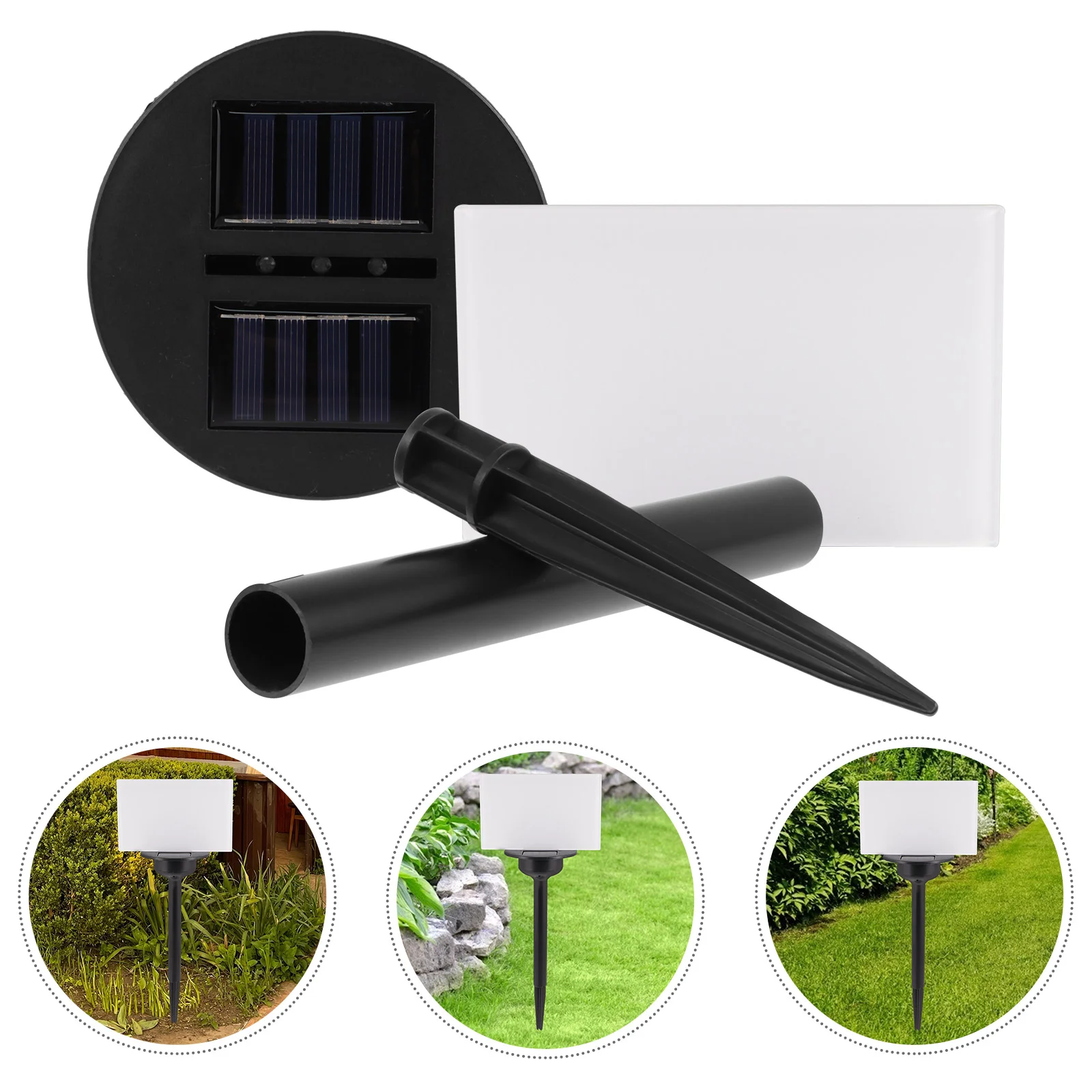 1 Set Courtyard Solar Light Decorative Light Yard Landscape Light With Heat Transfer Plate garden light solar