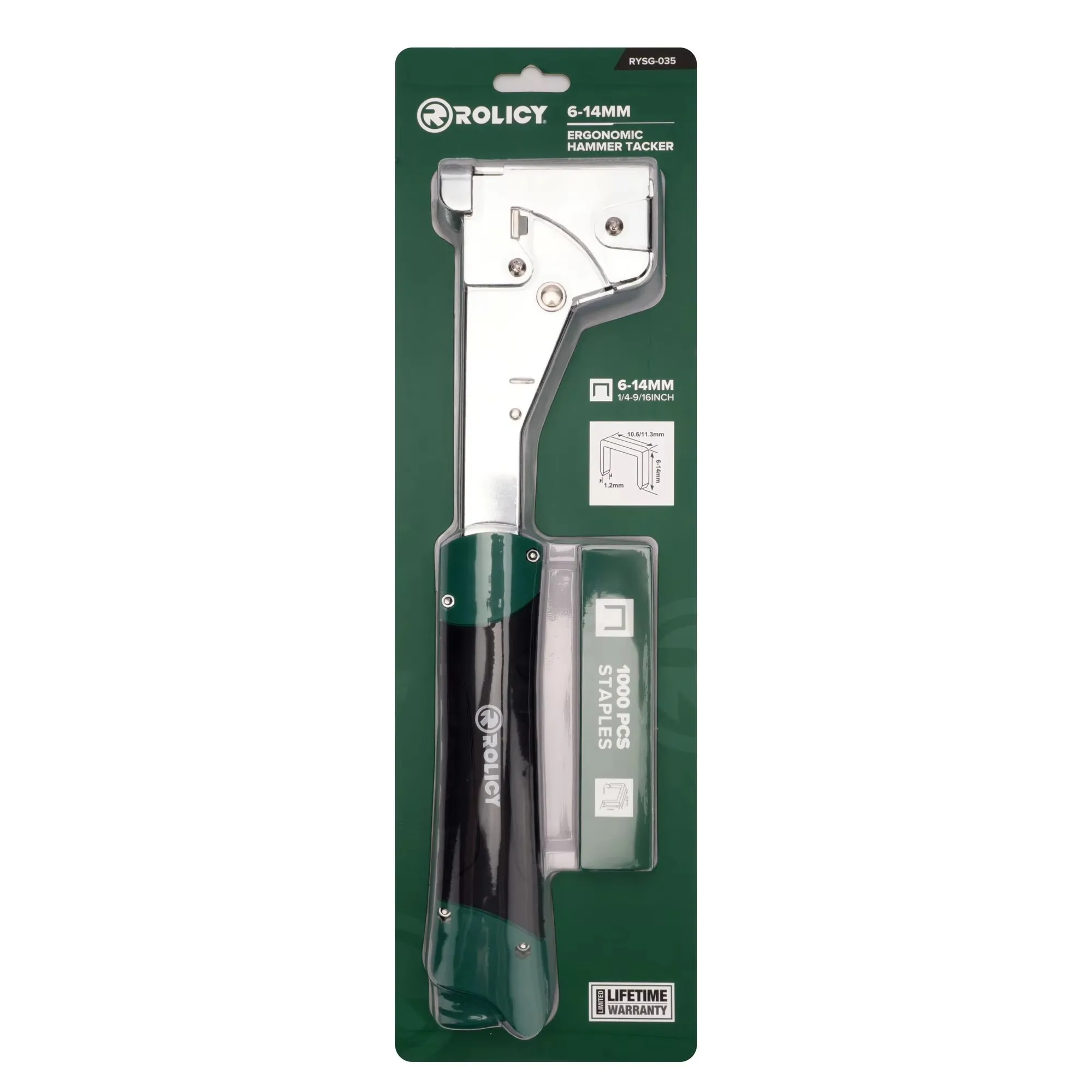 hit productHeavy Duty Hammer Tacker Staple Gun Professional Roofing Tool for Insulation Upholstery, with CE Certification