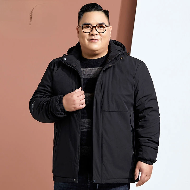 2022 Men Autumn and Winter Thick Windproof Warm Coat High Quality Male Parkas Jacket Thick Fashion Men's Coat Clothing Q281