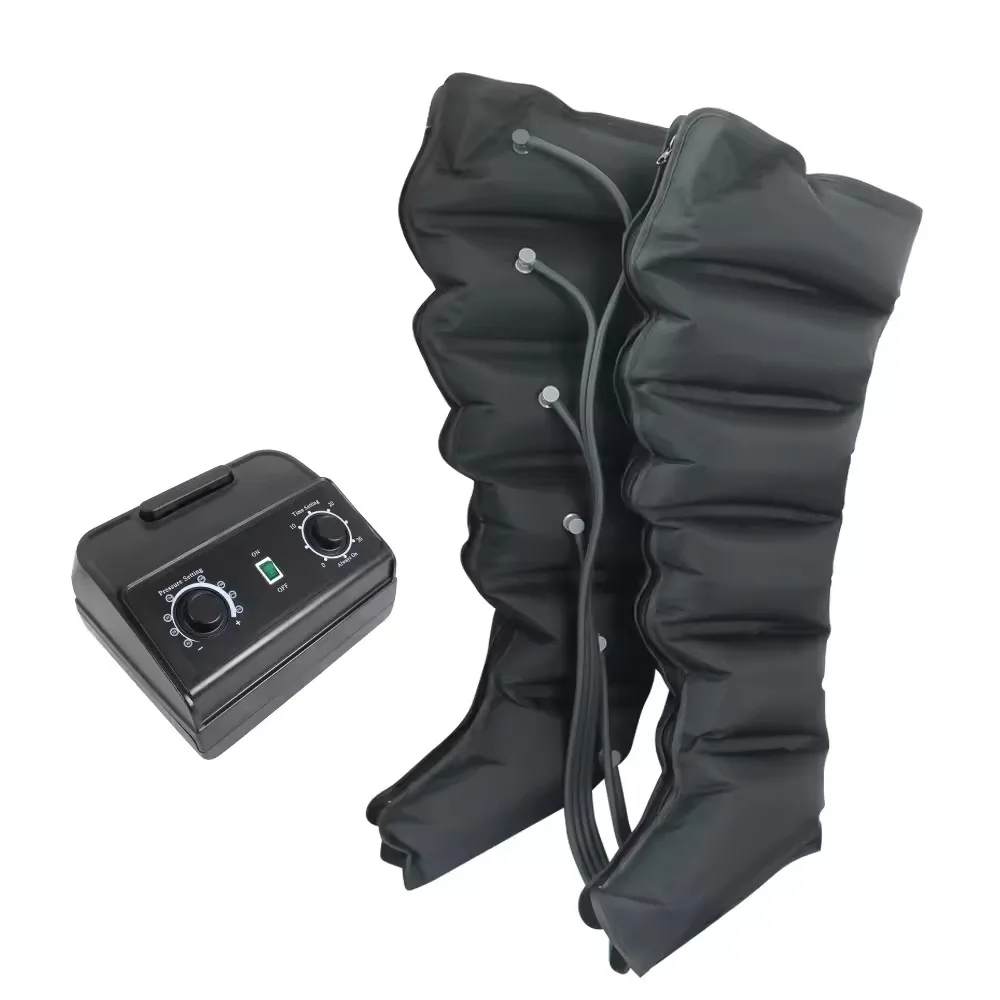 Air Compression Boots, ABS Nylon TPU, 21 x 13 x 8.6 cm, Leg Massager, Premium Air Pressure Recovery Boots for Sport Recovery