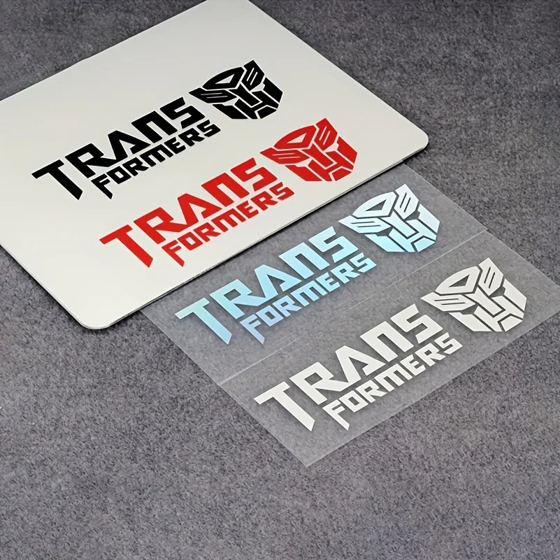 

Набор наклеек с логотипом культовых трансформаторов, 4 шт./компл., 4 варианта красочных, идеально подходит для персонализирующих ноутбуков, автомобилей, выставной вентилятор