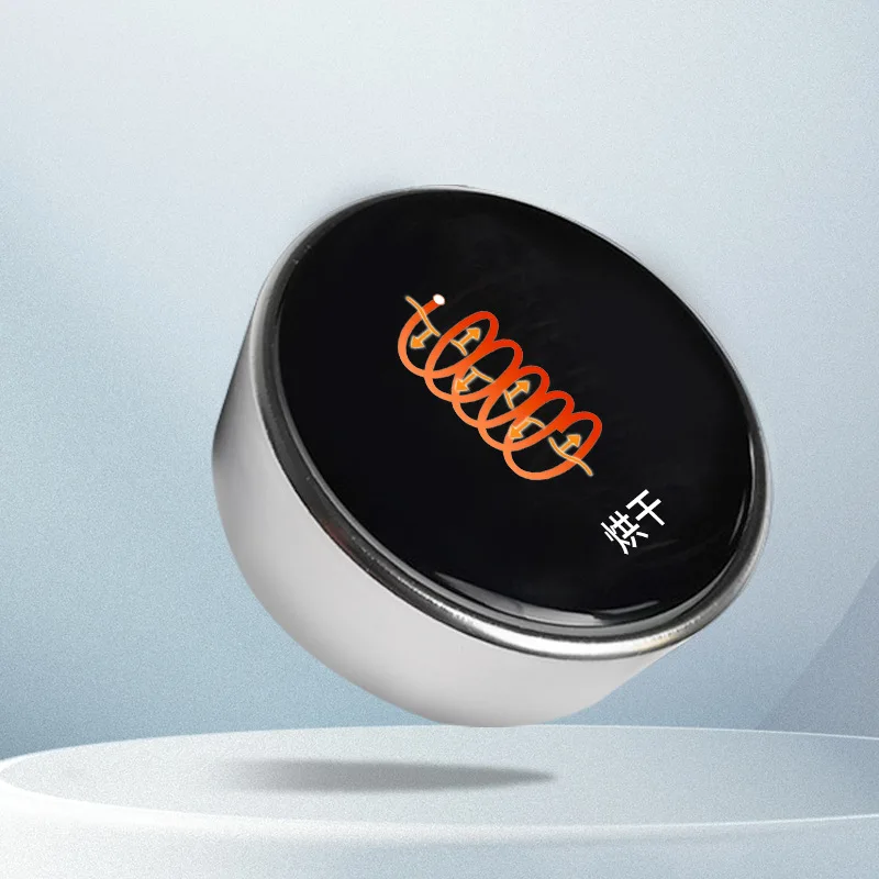 The manufacturer supports customized 1.28-inch round thin bottom LCD smart display knob, smart knob switch for home appliances