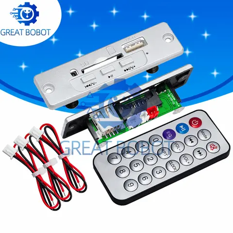 3.7-5V USB SD MP3 WAV Audio Decoder Player Module Dual 3W Amplifier DIY Sound Board