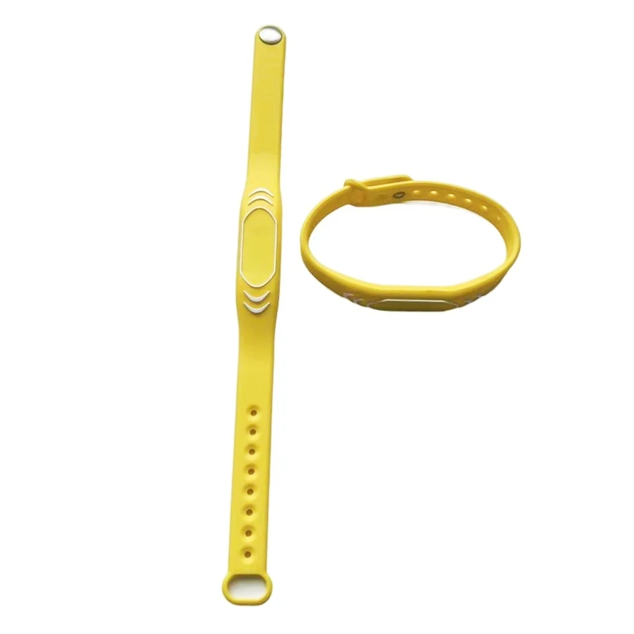 1Pcs 125khz ID Silicone Read Only Wristband Keyfob Smart Tag EM4100 TK4100 RFID Bracelet Waterproof Access Control Card