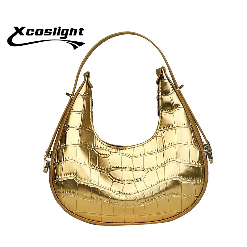 2023 Mini Luxury Bags Designer Gold Shoulder Bag PU Leather Brand Woman Crossbody Casual Handbag Women Tote Bags