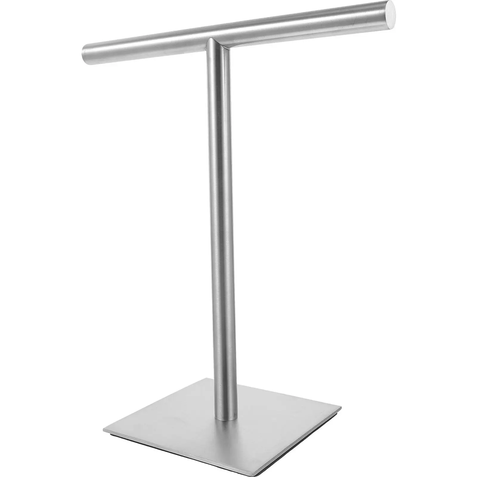 Black T Stainless Steel Towel Rack Holder St Vertical Countertop Towel St Countertop Base Storage Bath Kitchen