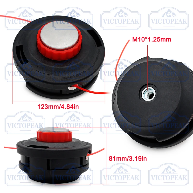 Durable New Bearing Gardening Power Tool Parts Brush Cutter Accessories Grass Trimmer Head view 6