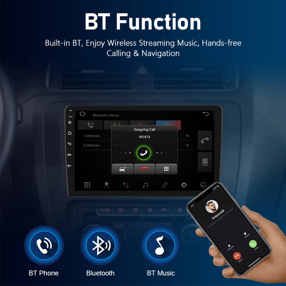 For Hyundai Elantra Avante I35 2011-2016 Car Multimedia Player 2din GPS Navigaion CarPlay Android 13 Car Radio Multimedia Player