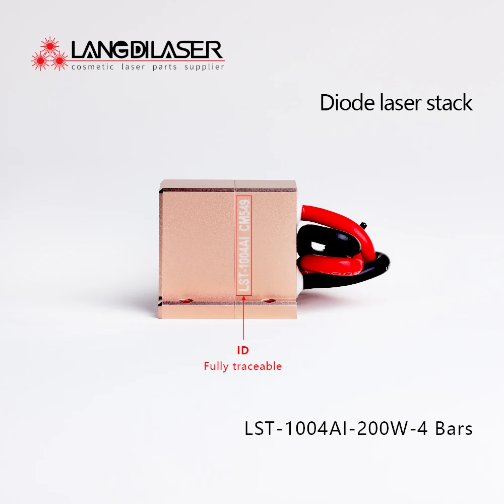 LST-1004AI-200W-4 Bars-Marco-Channel Diode Laser Stack With Wavelength 808nm For Laser Hair Removal